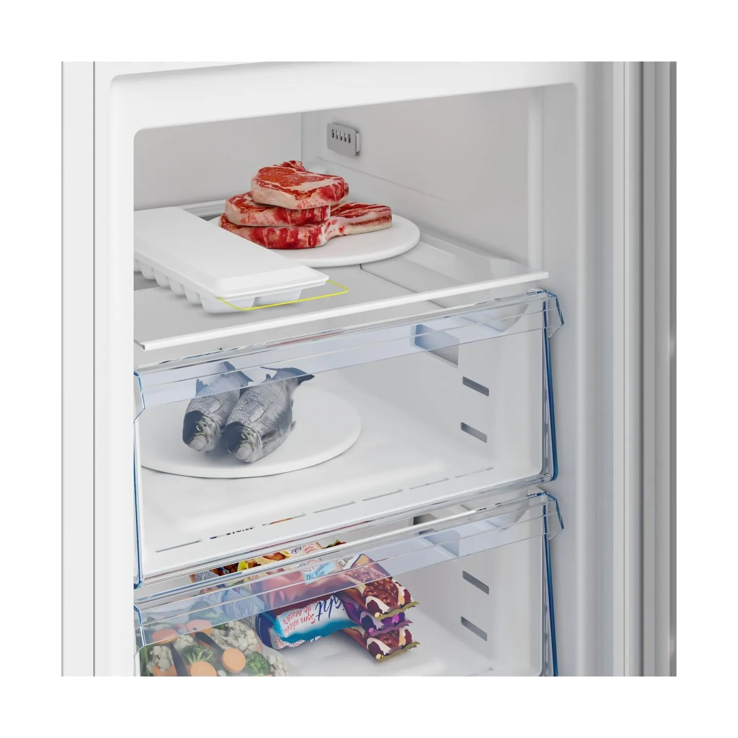Beko Upright Freezer B5RFNE274W, 151.5 cm, Energy class E, White / B5RFNE274W