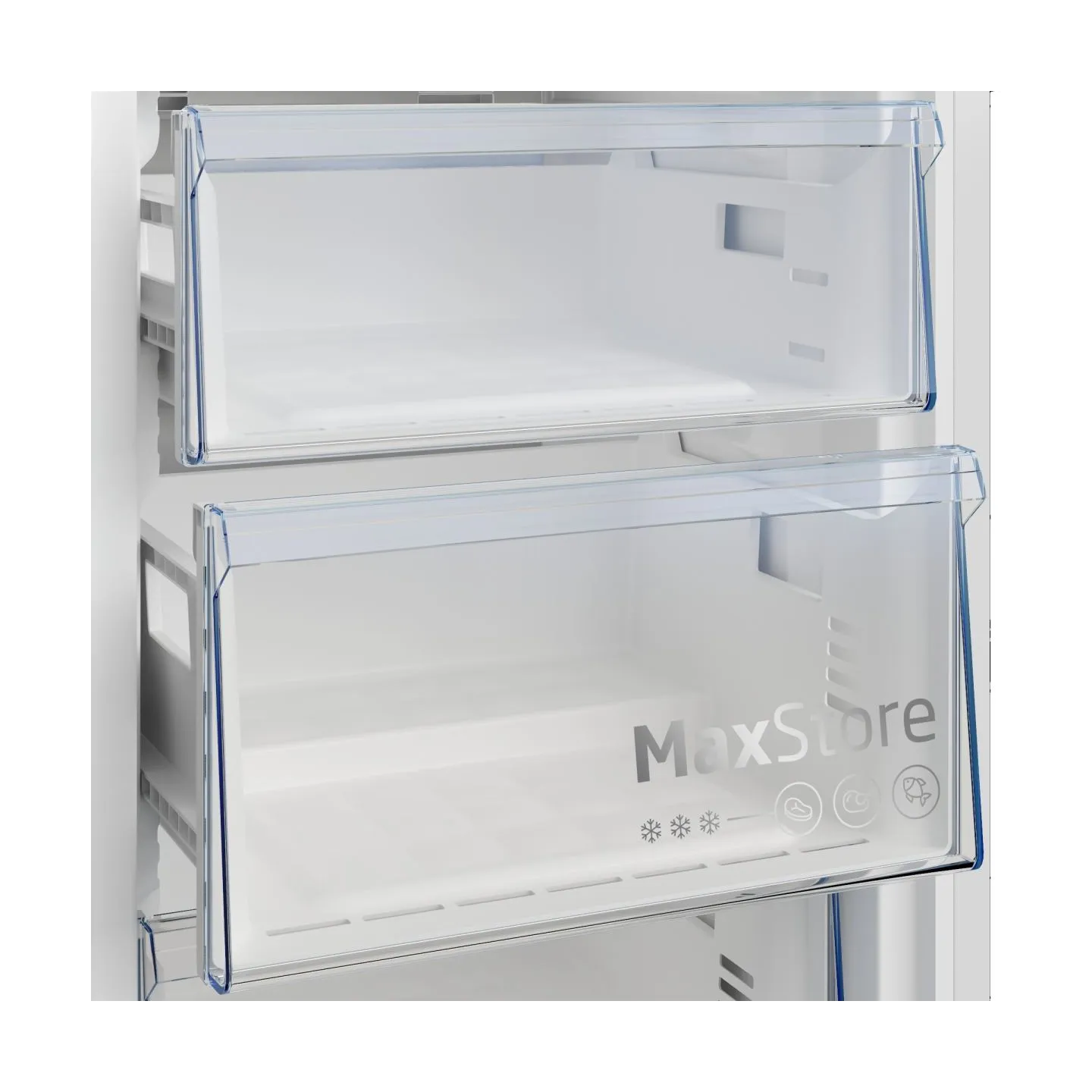 Beko Upright Freezer B3RMFNE314W, Energy class E, 186.5 cm, 286L, White color / B3RMFNE314W