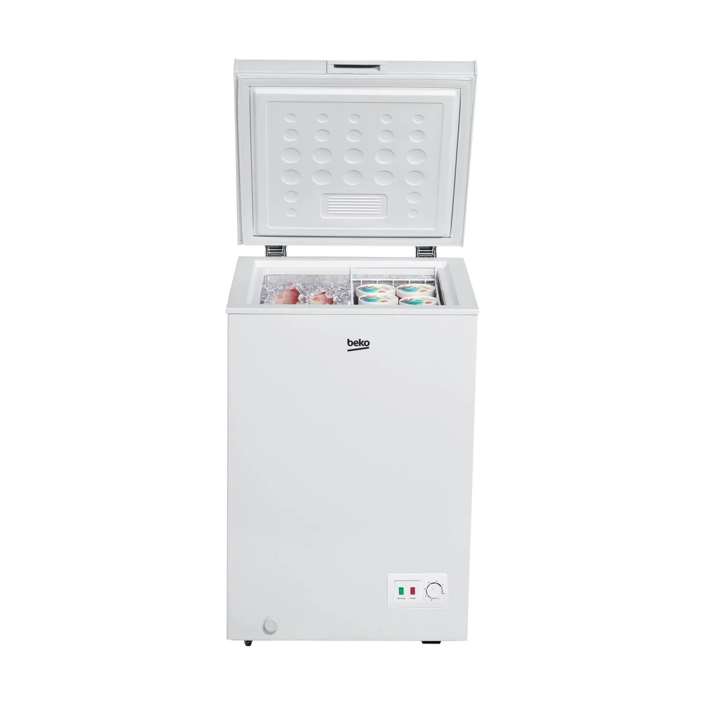 Beko Freezer box CF100EWN, Energy class E, 98L, Width 54.5 cm, Height 84.5 cm, White / CF100EWN