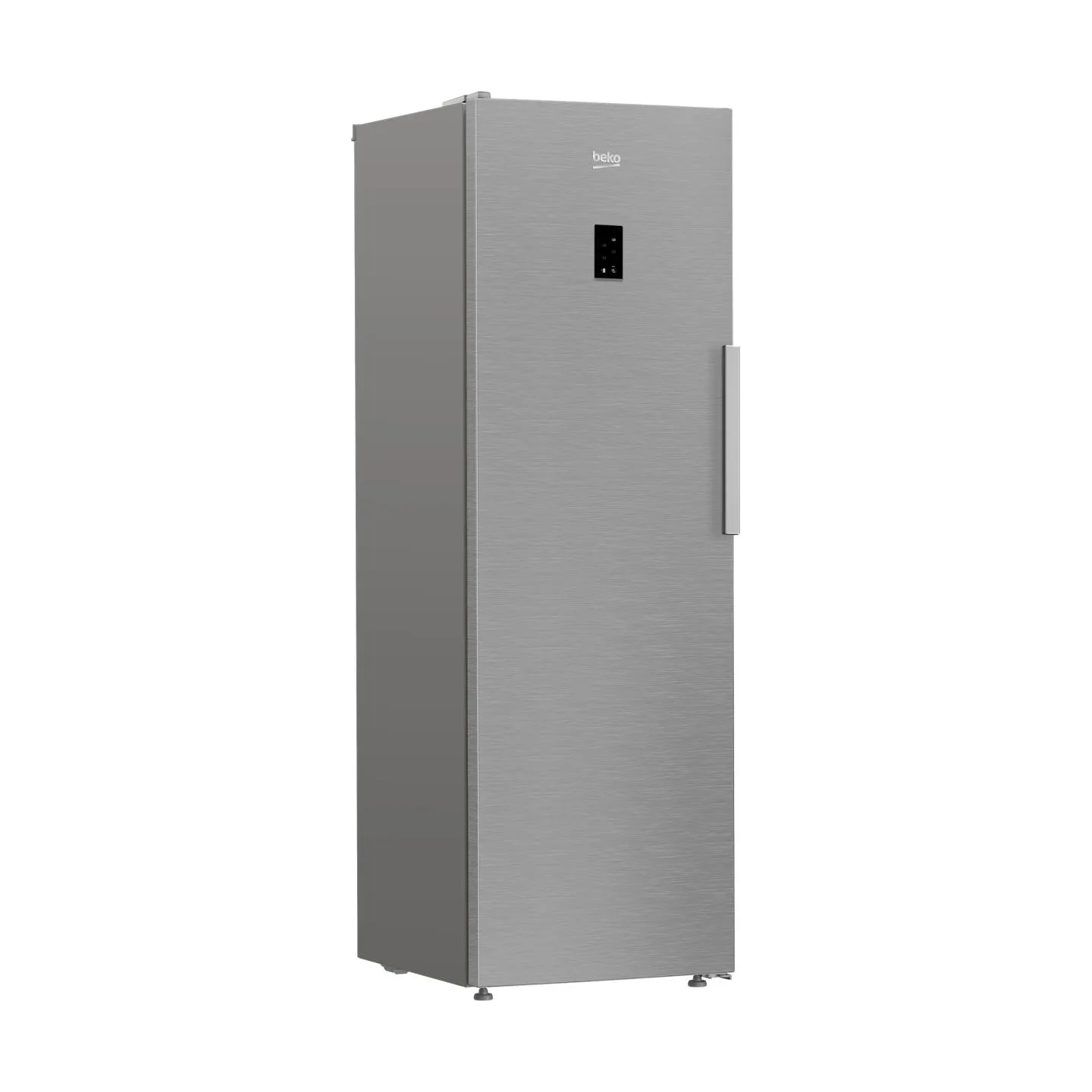 Beko Upright Freezer B3RMFNE314XB, Energy class E, 186.5 cm, 286L, Inox color / B3RMFNE314XB