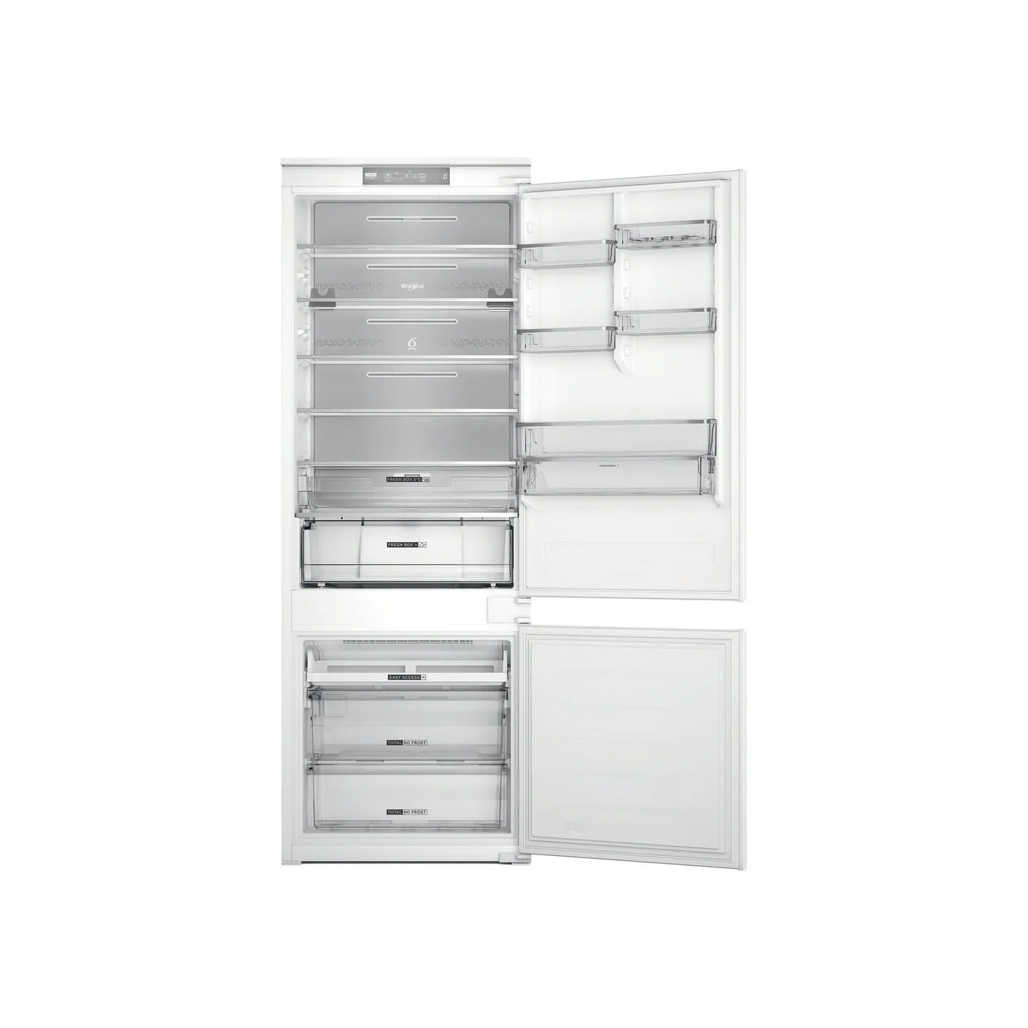 Whirlpool   Built-In Refrigerator WH SP70 T121, Width 69 cm, Height 193,5 cm, Energy class E, No frost / WHSP70T121