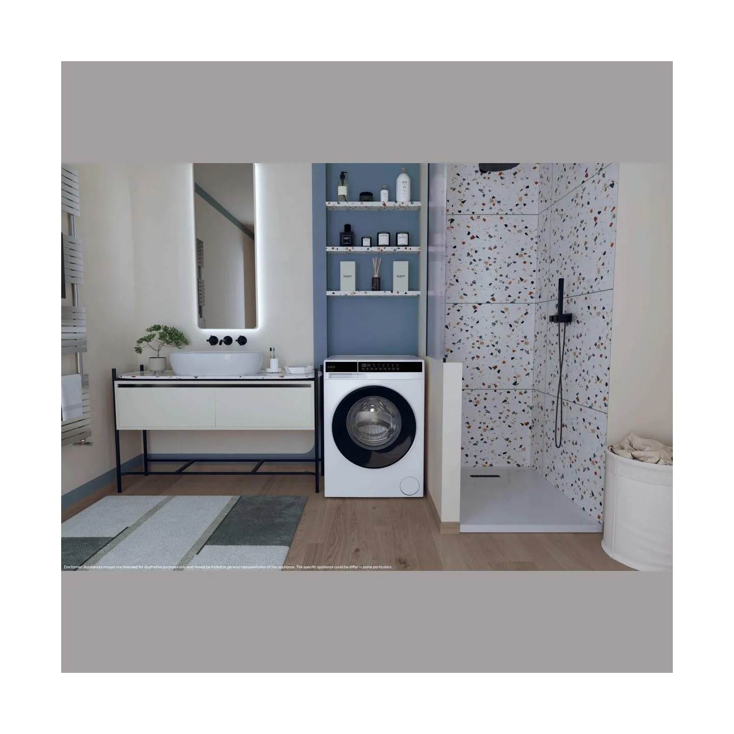 Candy Washing machine EY26SB7-S, 6kg, Energy class A, 1200 rpm, Depth 46,7 cm / EY26SB7-S