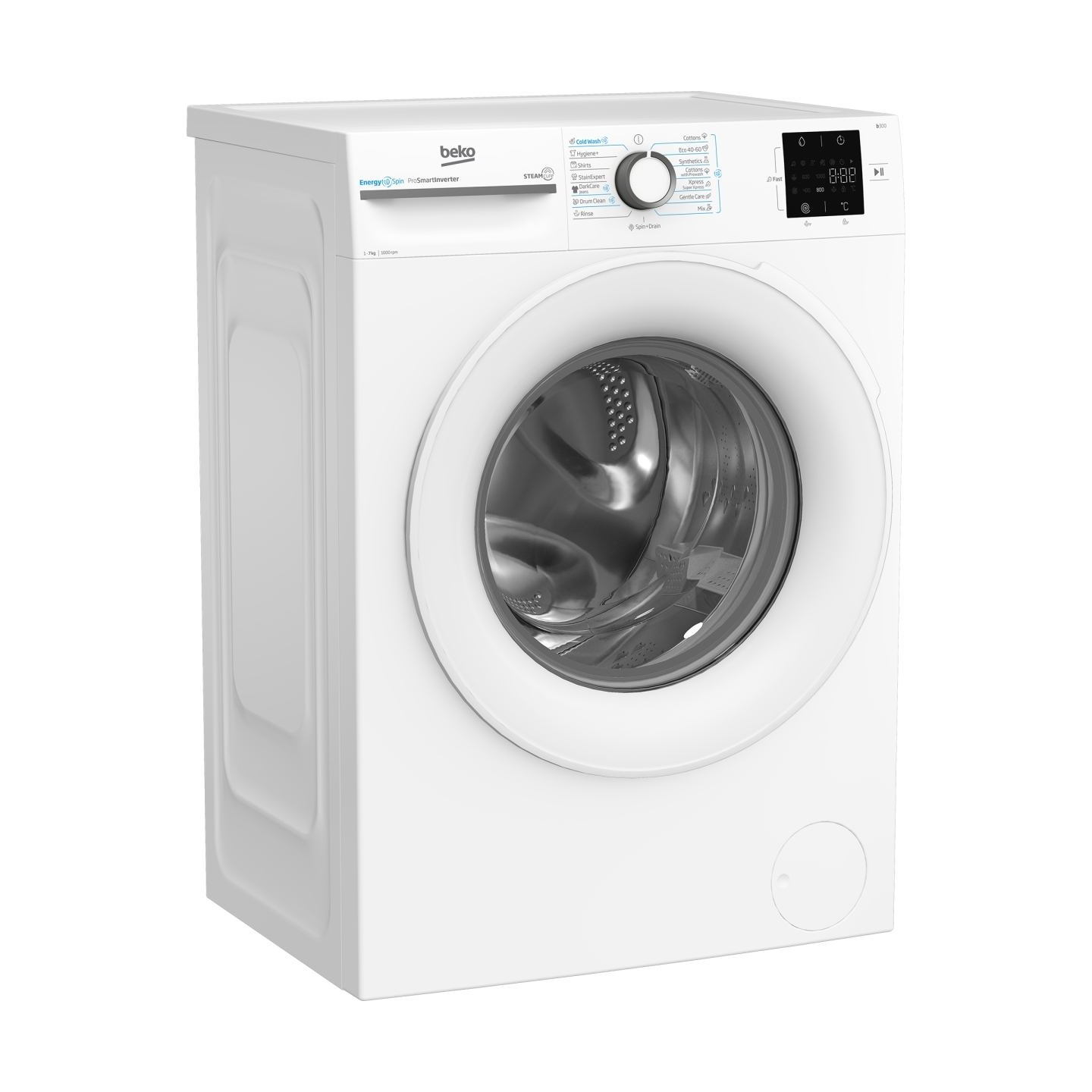Beko Washing machine BM3WFSU37013WW, 7 kg, Energy class A, 49.6 cm, 1000 rpm, Inverter motor, Steam Cure / BM3WFSU37013WW