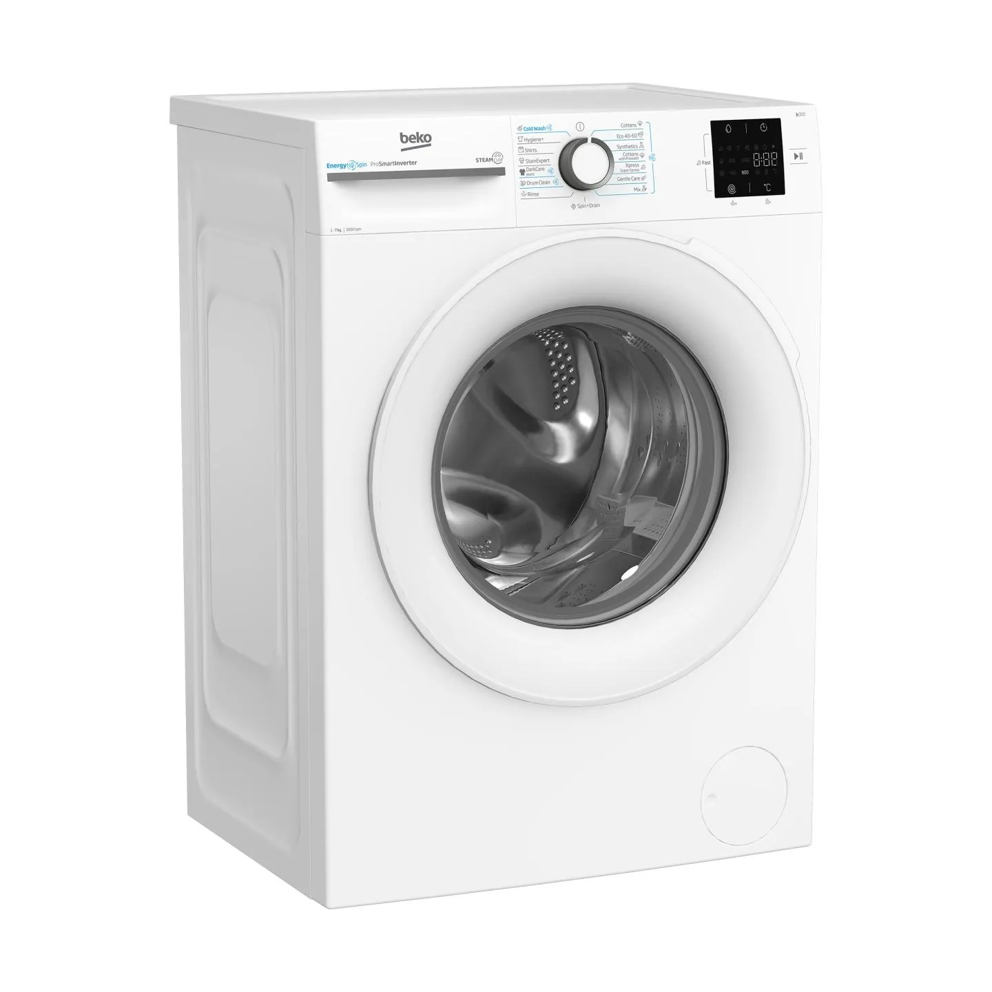Beko Washing machine BM3WFSU37013WW, 7 kg, Energy class A, 49.6 cm, 1000 rpm, Inverter motor, Steam Cure / BM3WFSU37013WW