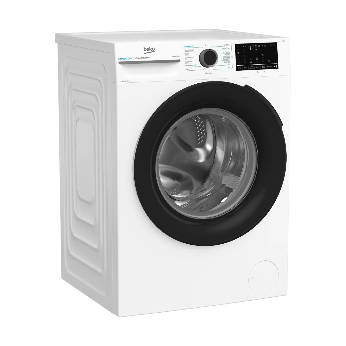 Beko Washing machine BM3WFSU49415WB, 9 kg, Energy class A, 51.8 cm, 1400 rpm, Inverter motor, Steam Cure / BM3WFSU49415WB