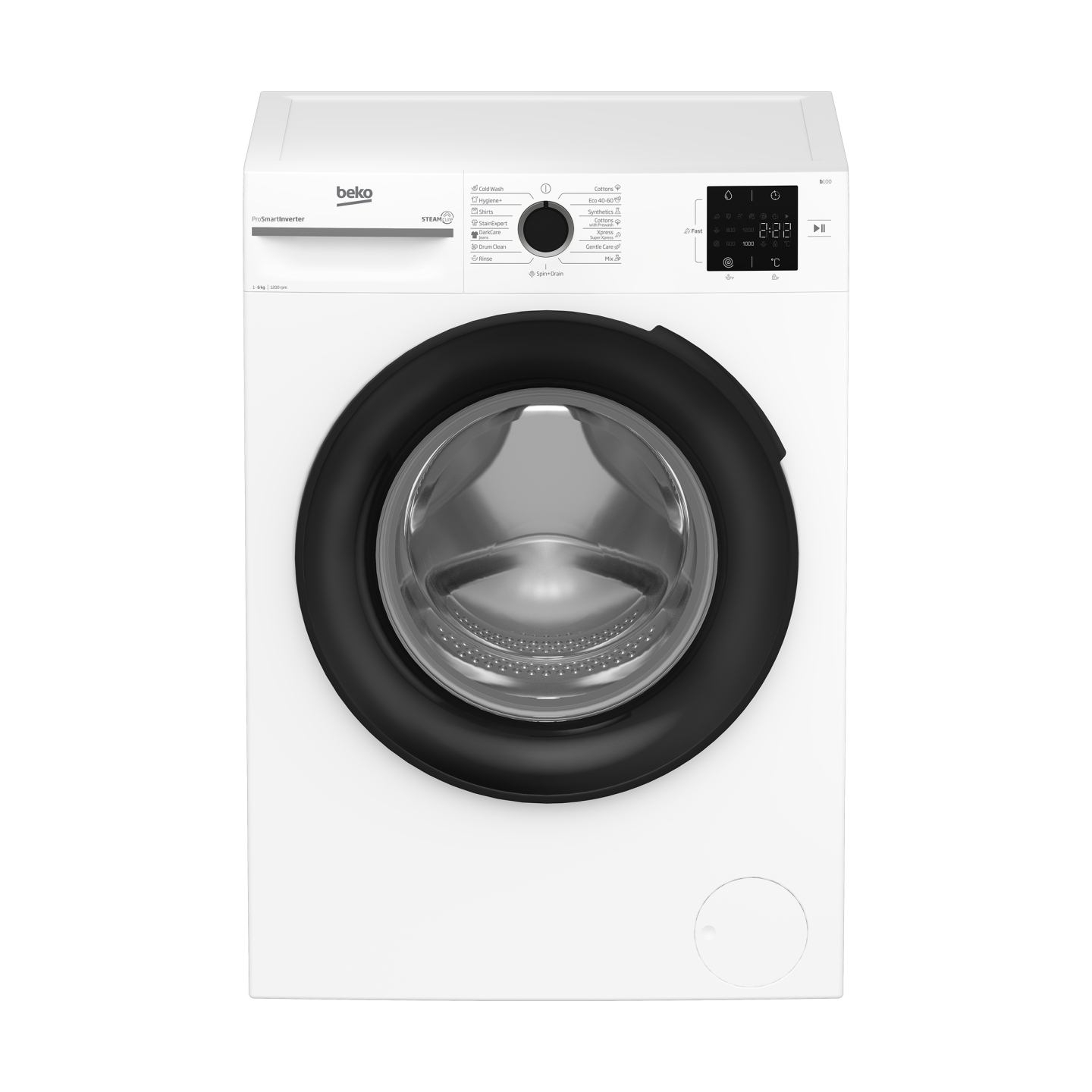 Beko Washing machine BM1WFSU36233WB, 6 kg, Energy class B, 44.6 cm, 1200 rpm, Inverter motor, Steam Cure / BM1WFSU36233WB