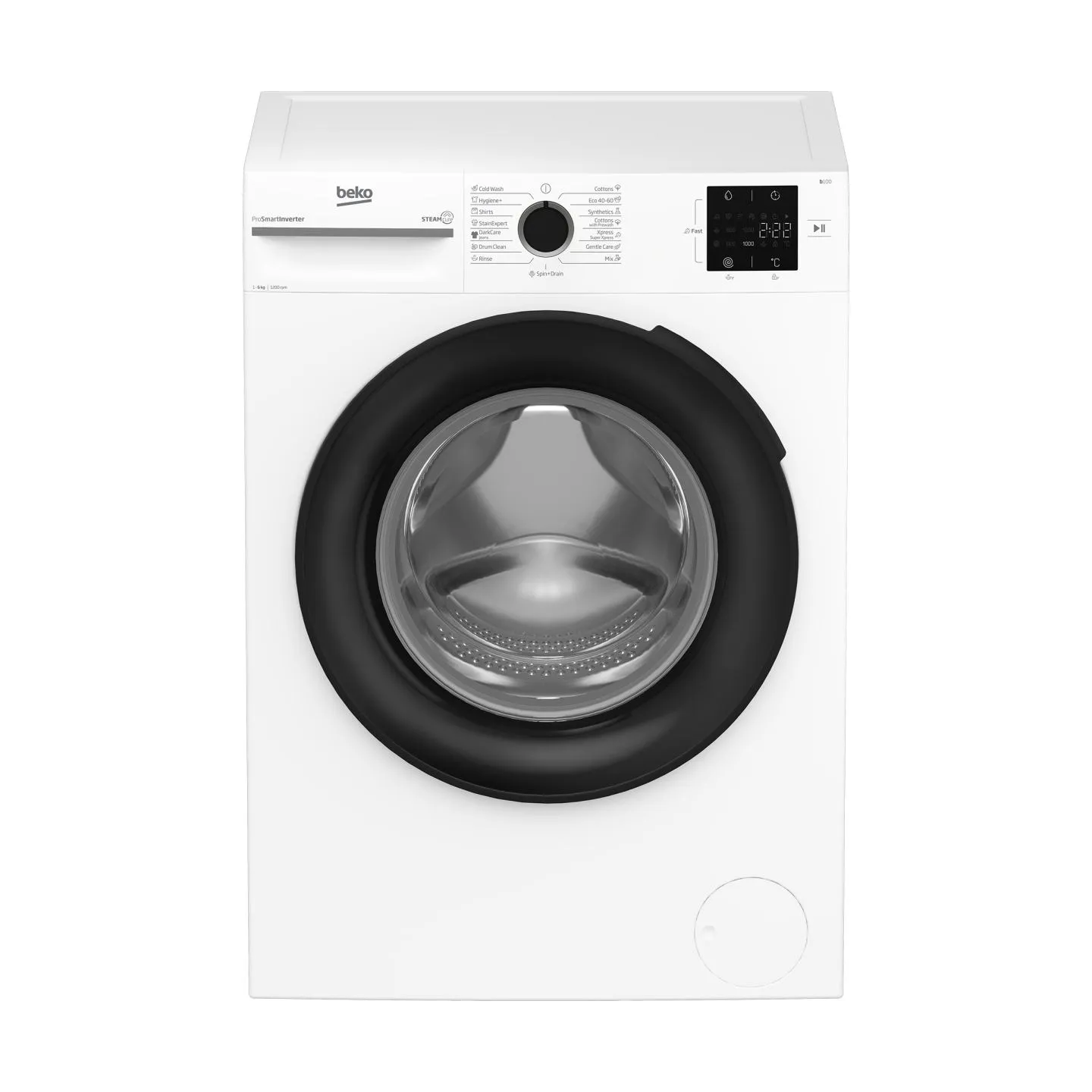 Beko Washing machine BM1WFSU36233WB, 6 kg, Energy class B, 44.6 cm, 1200 rpm, Inverter motor, Steam Cure / BM1WFSU36233WB