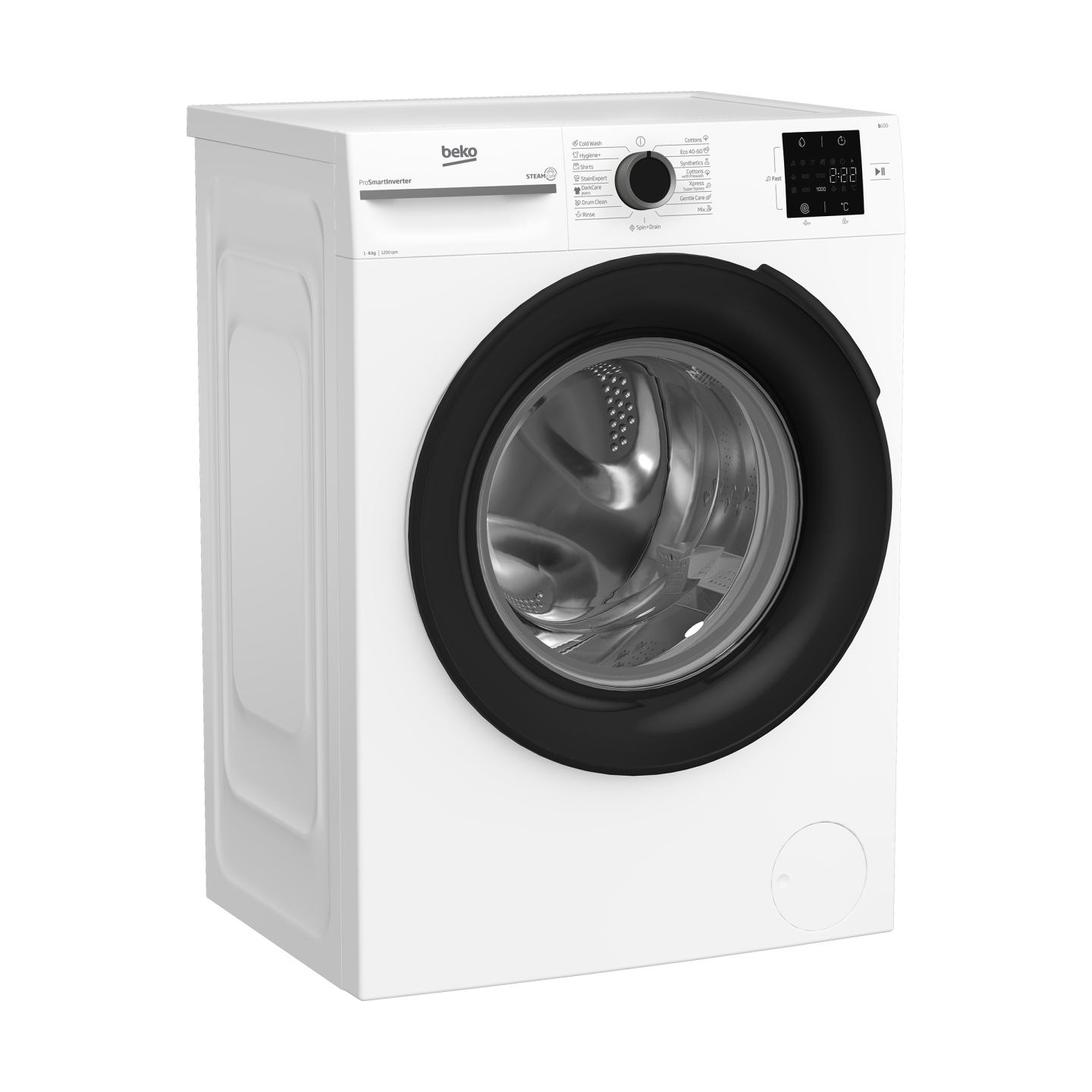 Beko Washing machine BM1WFSU36233WB, 6 kg, Energy class B, 44.6 cm, 1200 rpm, Inverter motor, Steam Cure / BM1WFSU36233WB