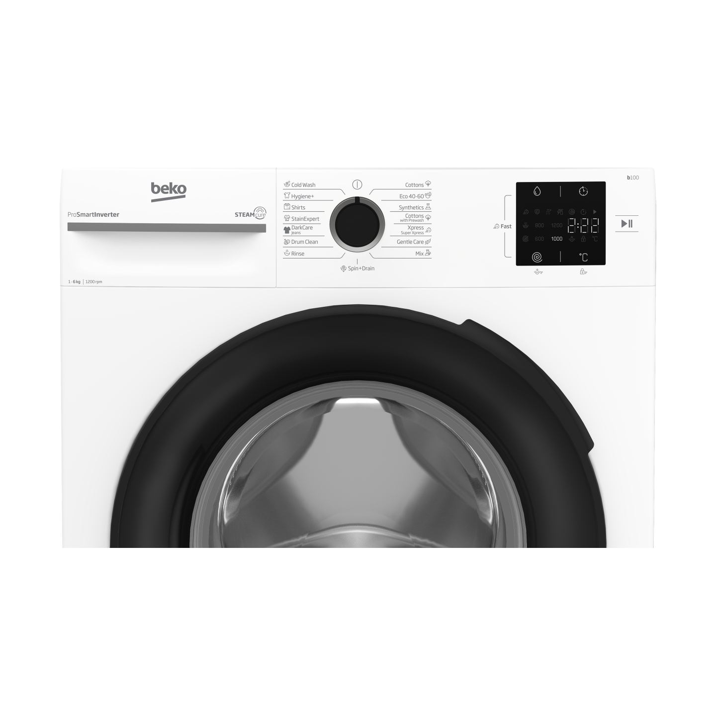 Beko Washing machine BM1WFSU36233WB, 6 kg, Energy class B, 44.6 cm, 1200 rpm, Inverter motor, Steam Cure / BM1WFSU36233WB