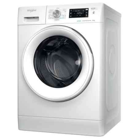 Whirlpool Washing machine FFB 8258 WV EE, 8 kg, 1200 rpm, Energy class B, Depth 63 cm, Steam refresh / FFB8258WVEE