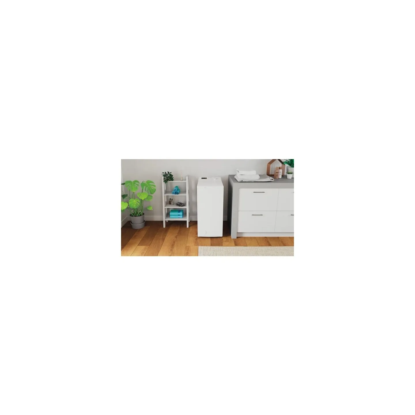 Indesit Top load washing machine BTW S60400 EU/N, Energy class C, 6kg, 1000 rpm, Depth 60 cm / BTWS60400EU/N