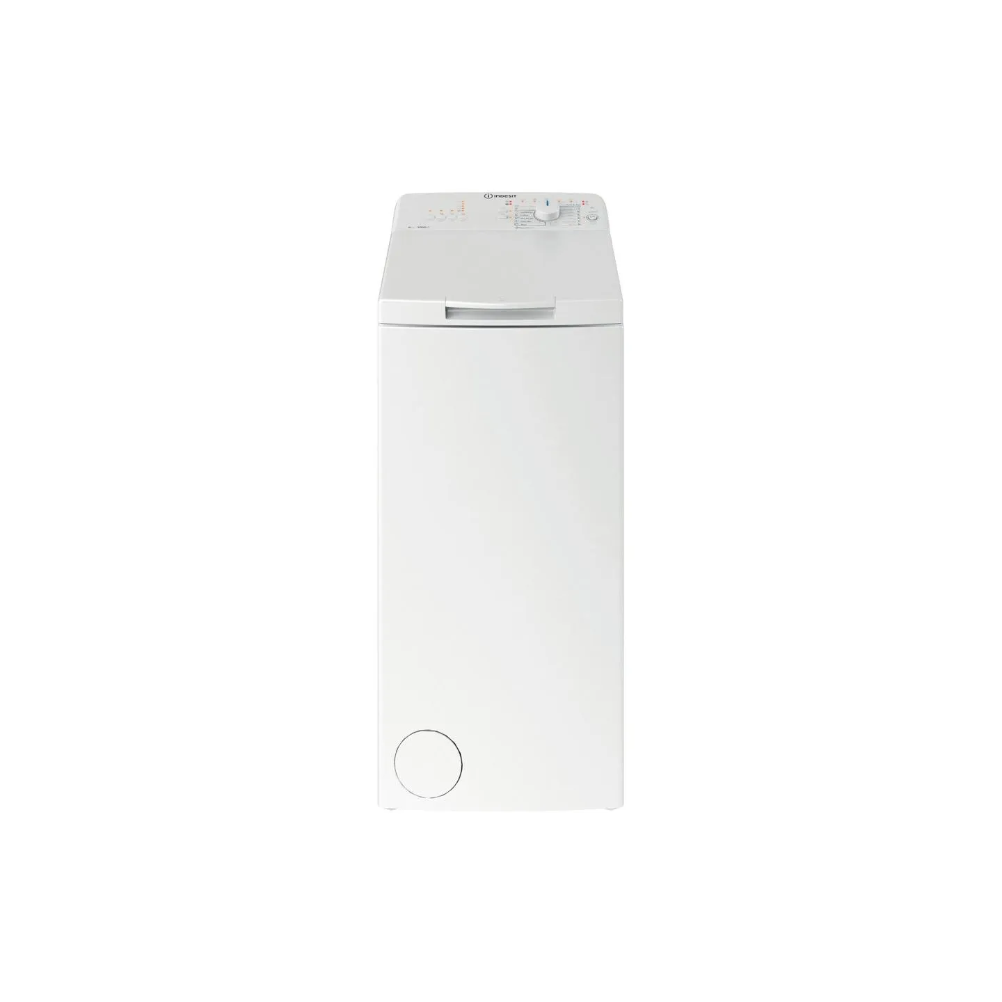 Indesit Top load washing machine BTW L60400 EE/N, Energy class D, 6kg, 1000 rpm, Depth 60 cm / BTWL60400EE/N