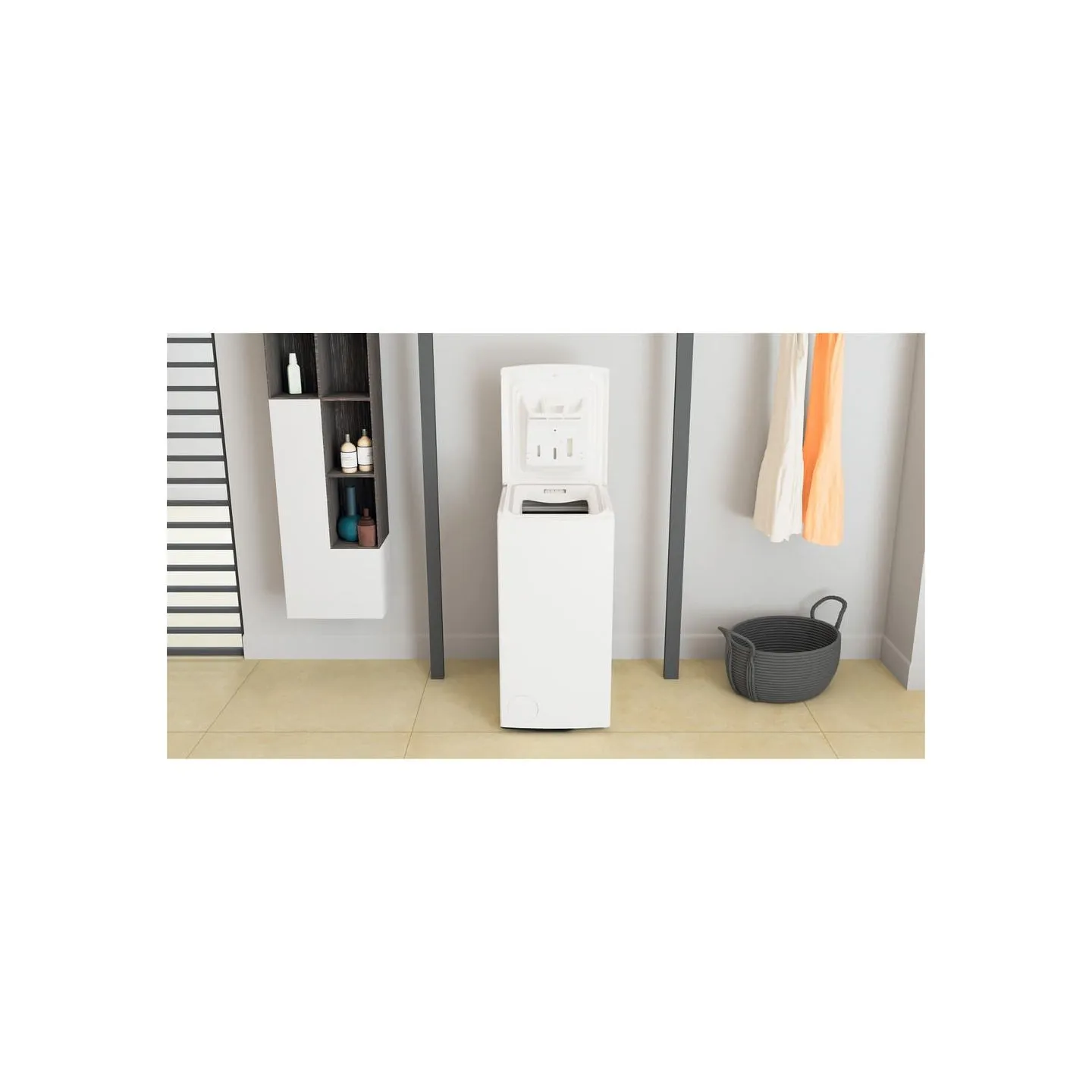 Whirlpool Top load washing machine TDLR 7231BS EU 7 kg, 1200 rpm, Energy class D, Width 40 cm, Depth 60 cm, Inverter motor / TDL