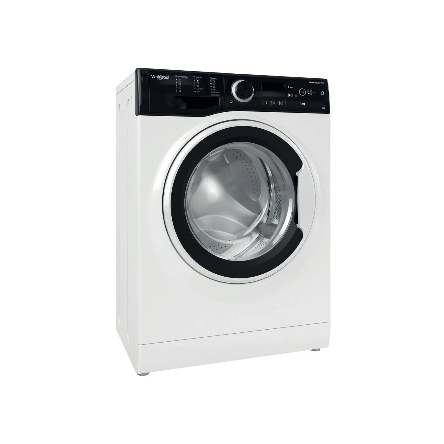 Whirlpool Washing machine WRBSS 6249 W EU, 6 kg,  1200 rpm, Energy class E, Depth 42.5 cm, Inverter motor / WRBSS6249WEU?/PACKAG