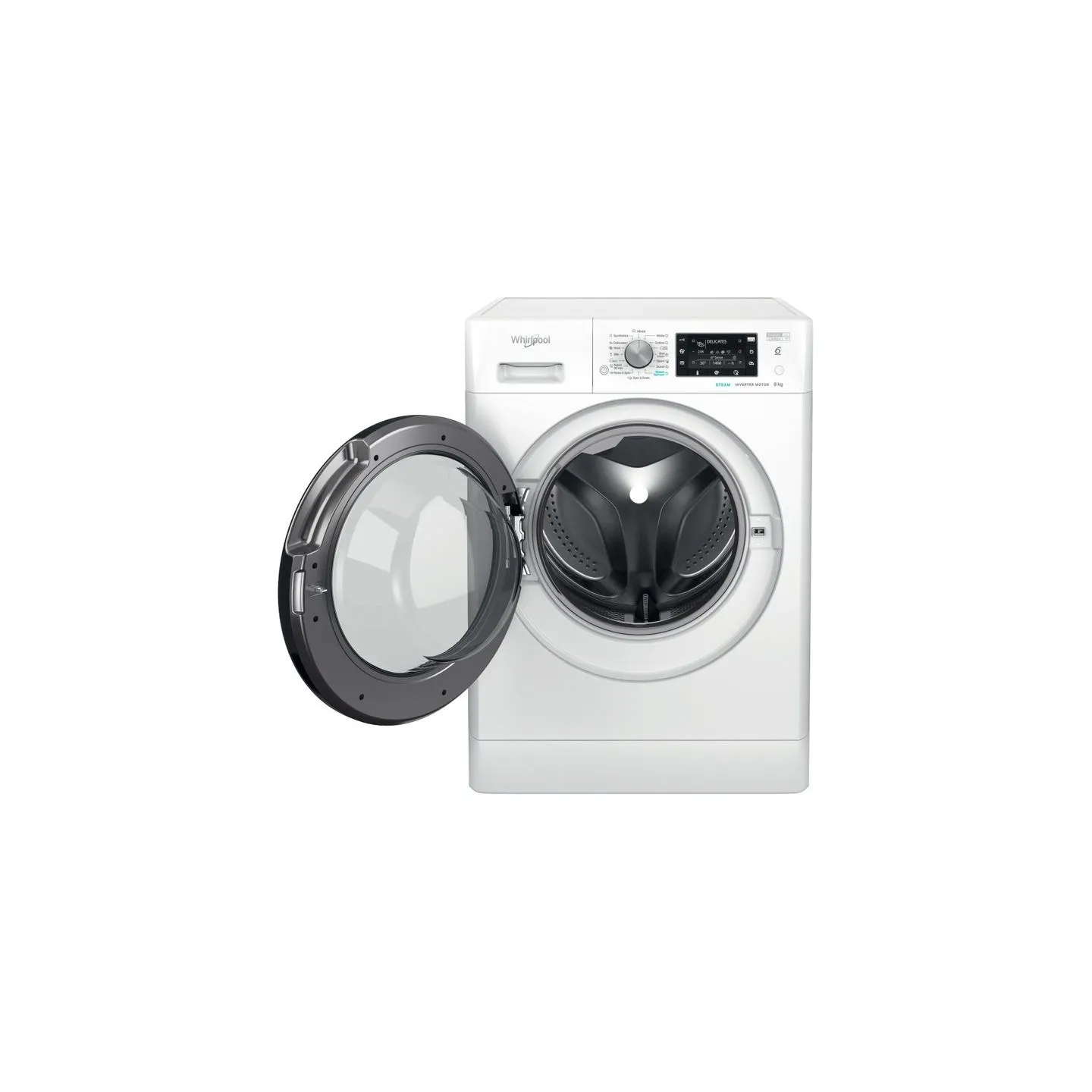 Whirlpool Washing machine FFD 9489 BV EE, 9kg, 1400 rpm, Energy class A, Depth 63 cm, Inverter motor, Black doors / FFD9489BVEE