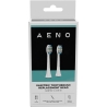 Aeno Replacement toothbrush heads, White, Dupont bristles, 2pcs in set (for ADB0003/ADB0005 and ADB0004/ADB0006)