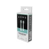 Aeno Replacement toothbrush heads, White, Dupont bristles, 2pcs in set (for ADB0003/ADB0005 and ADB0004/ADB0006)