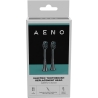 Aeno Replacement toothbrush heads, Black, Dupont bristles, 2pcs in set (for ADB0004/ADB0006 and ADB0003/ADB0005)