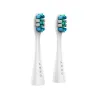 Aeno Replacement toothbrush heads, White, Dupont bristles, 2pcs in set (for ADB0007/ADB0008)