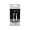Aeno Replacement toothbrush heads, White, Dupont bristles, 2pcs in set (for ADB0007/ADB0008)