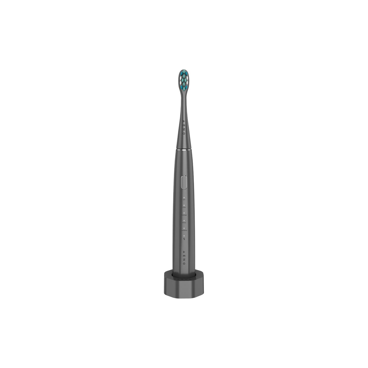 Aeno Wireless Tooth Brush, Grey, 3 Brush Heads, 1400mAh, Function: Soft, Clean, Massage, White, Sweep