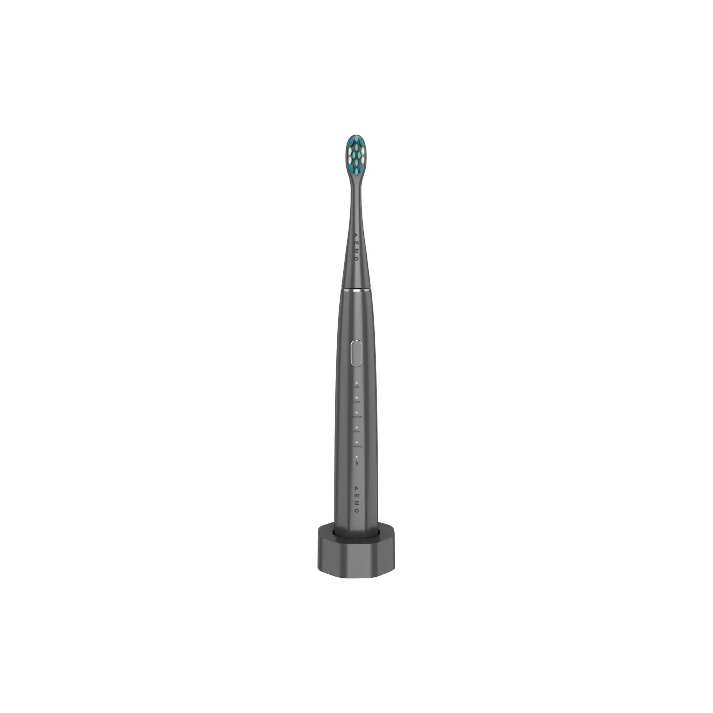 Aeno Wireless Tooth Brush, Grey, 3 Brush Heads, 1400mAh, Function: Soft, Clean, Massage, White, Sweep