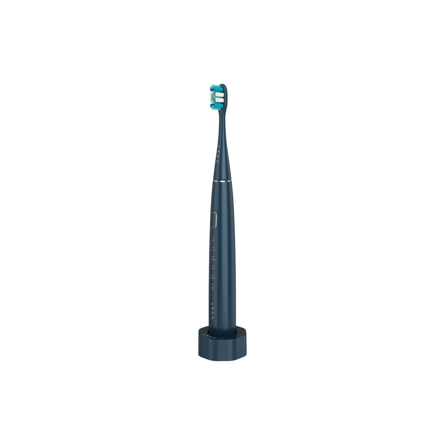 Aeno Wireless Tooth Brush, Navy Blue, 3 Brush Heads, 1400mAh, Function: Soft, Clean, Massage, White, Sweep