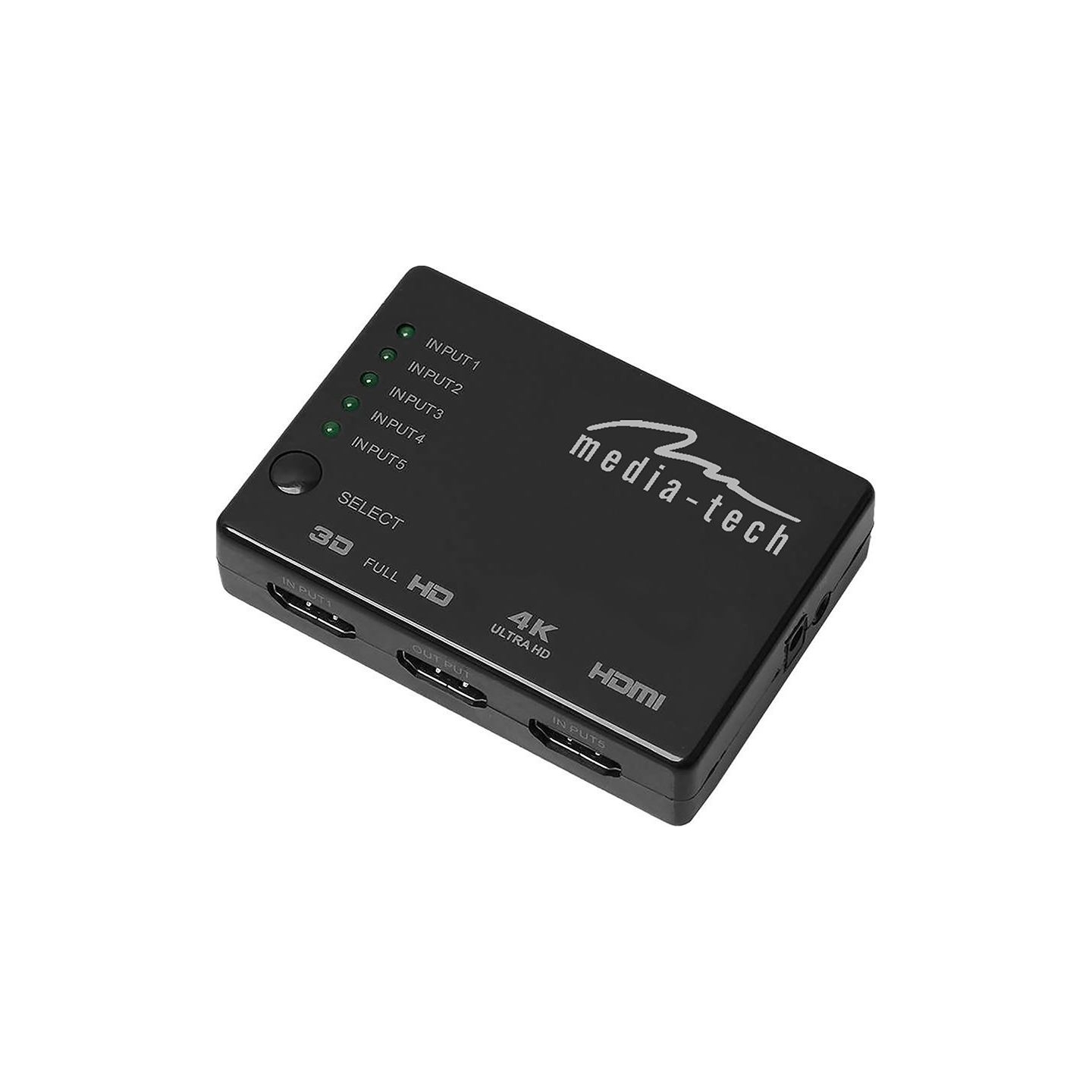 Media-Tech MT5207 5xHDMI switch 4K