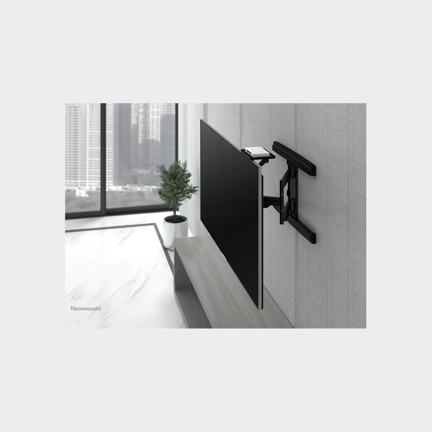 Neomounts BY NEWSTAR UNIVERSAL MULTIMEDIA SHELF WIDTH 18CM
