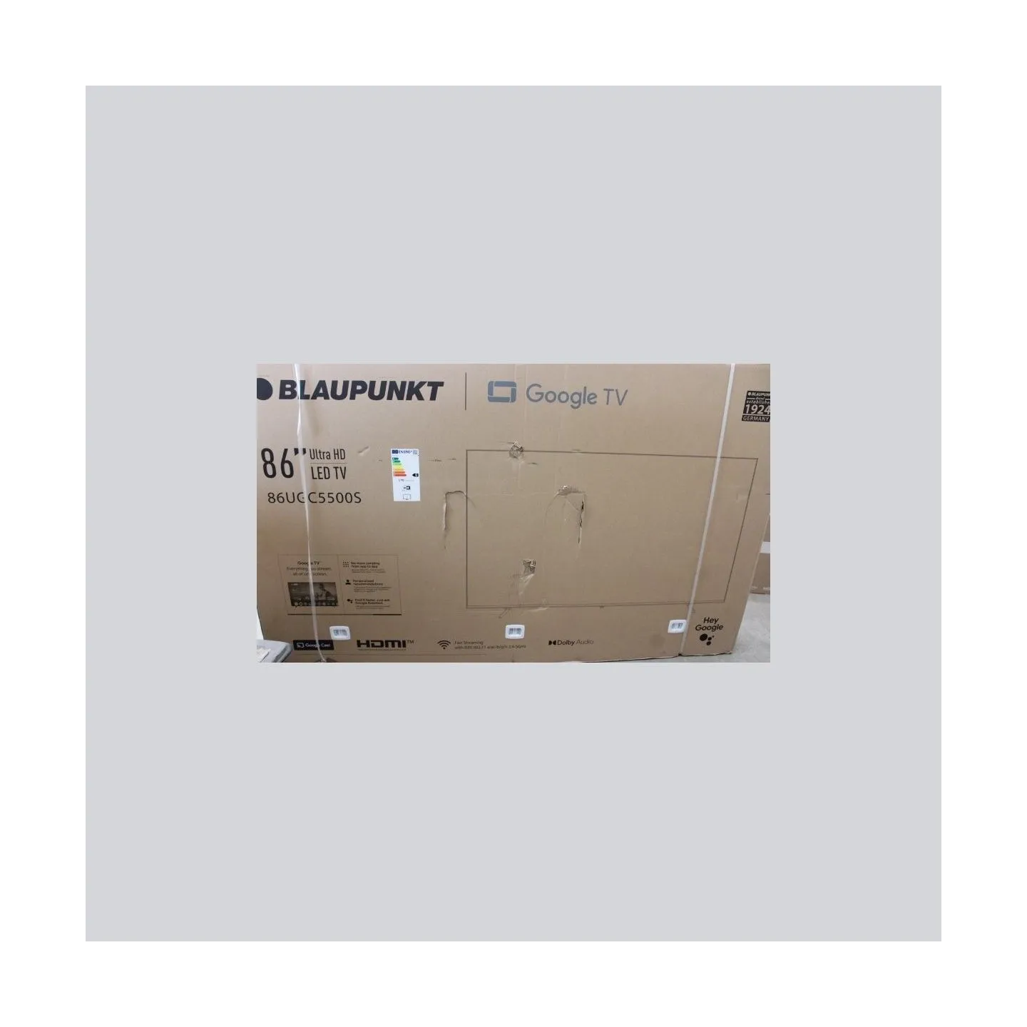 Blaupunkt 86UGC5500S 86" (218 cm) 4K Ultra HD LED Google TV |  Blaupunkt LED TV | 86UGC5500S | 86 | Smart TV | Google TV | UHD |