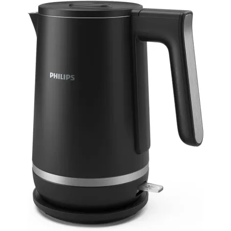 Philips Double Walled Kettle | HD9395/90 | Electric | 2200 W | 1.7 L | Stainless steel/Plastic | 360° rotational base | Black