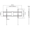 Gembird TV Wall Mount 43 - 90 inch 70 kg fixed