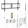 Gembird TV Wall Mount 43 - 90 inch 70 kg fixed