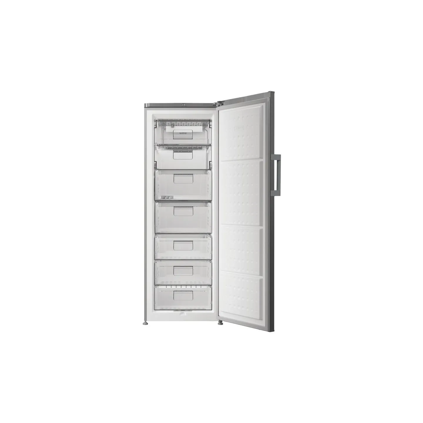 Indesit Upright Freezer FINS1261S4E, Energy class E, Height 171cm, 244l, Silver / FINS1261S4E