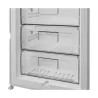 Indesit Upright Freezer FINS1261S4E, Energy class E, Height 171cm, 244l, Silver / FINS1261S4E