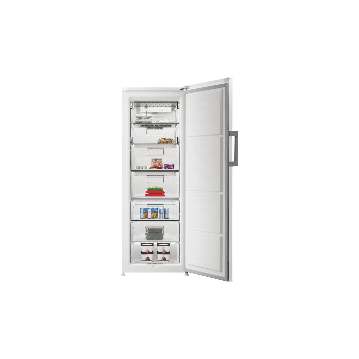 Indesit Upright Freezer FINS1261W4, Energy class E, Height 171cm, 244l, White / FINS1261W4