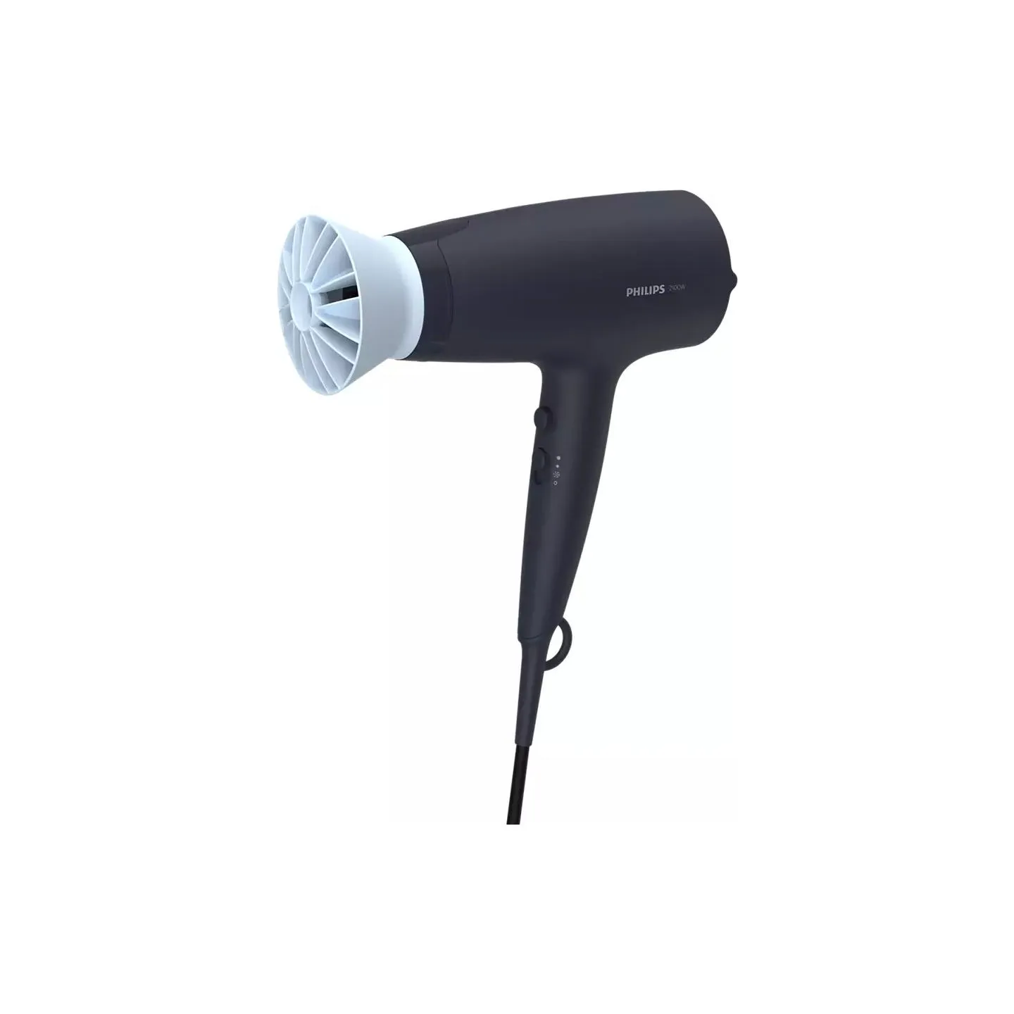 Philips | Hair Dryer | BHD360/20 | 2100 W | Number of temperature settings 6 | Ionic function | Diffuser nozzle | Black/Blue