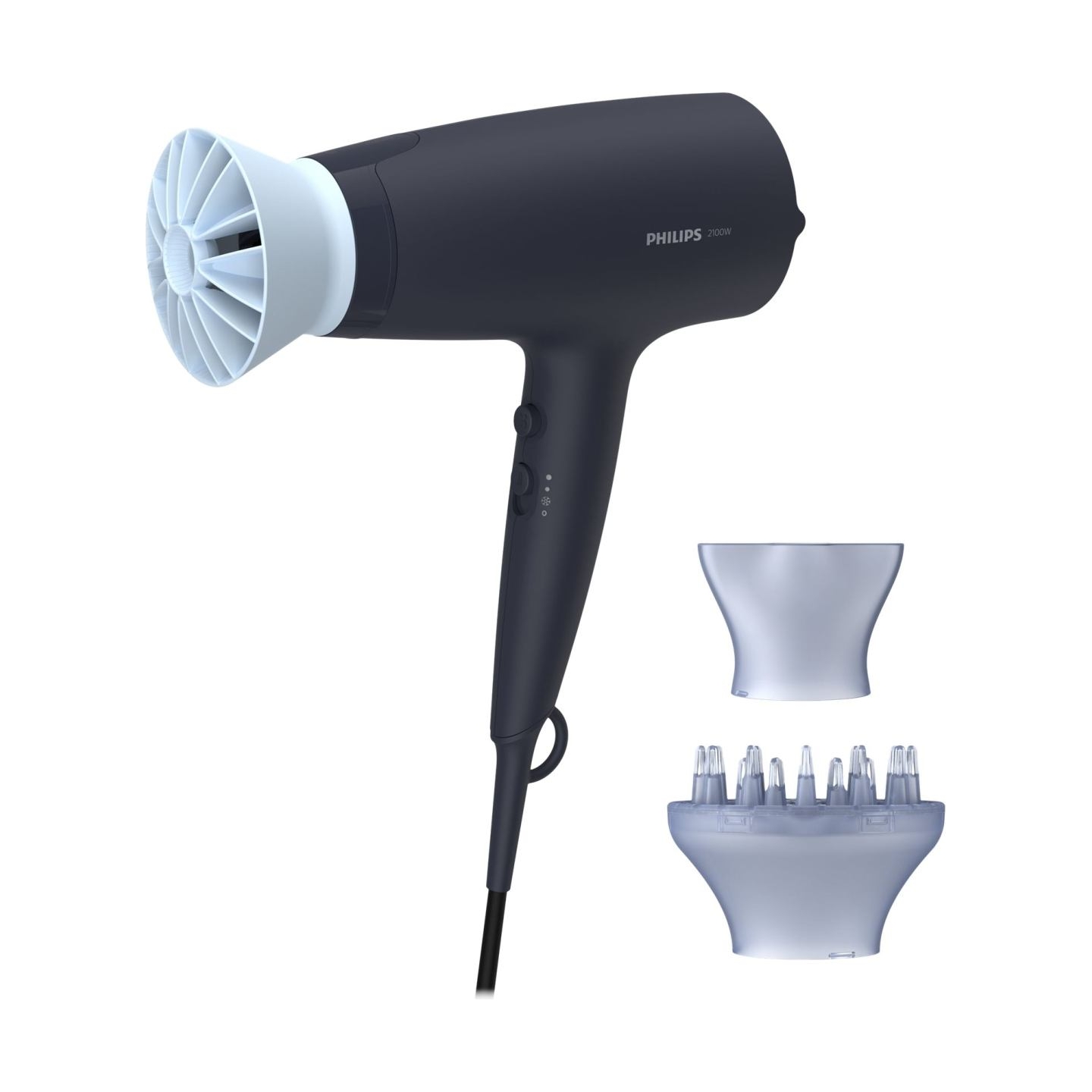 Philips 3000 series Hairdryer BHD360/20, 2100W, 6 heat and speed settings, Advanced ionizing care, ThermoProtect / BHD360/20
