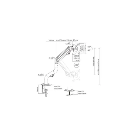 Gembird DISPLAY ACC MOUNTING ARM/17-32" MA-DA1-02 GEMBIRD