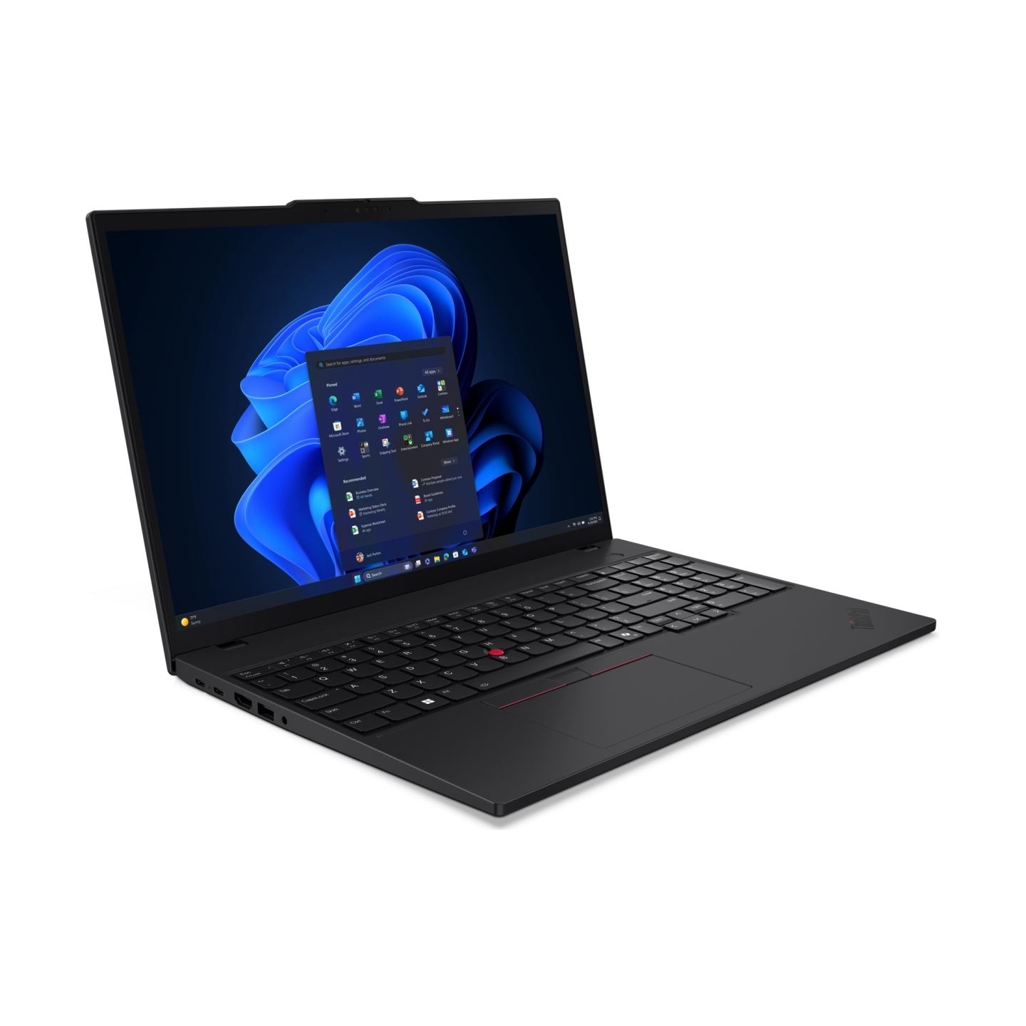 Lenovo ThinkPad T16 Gen 4 Core™ Ultra 7 255U 512GB SSD 32GB 16" WUXGA (1920x1200) IPS WIN11 Pro IR Webcam BLACK Backlit Keyboard