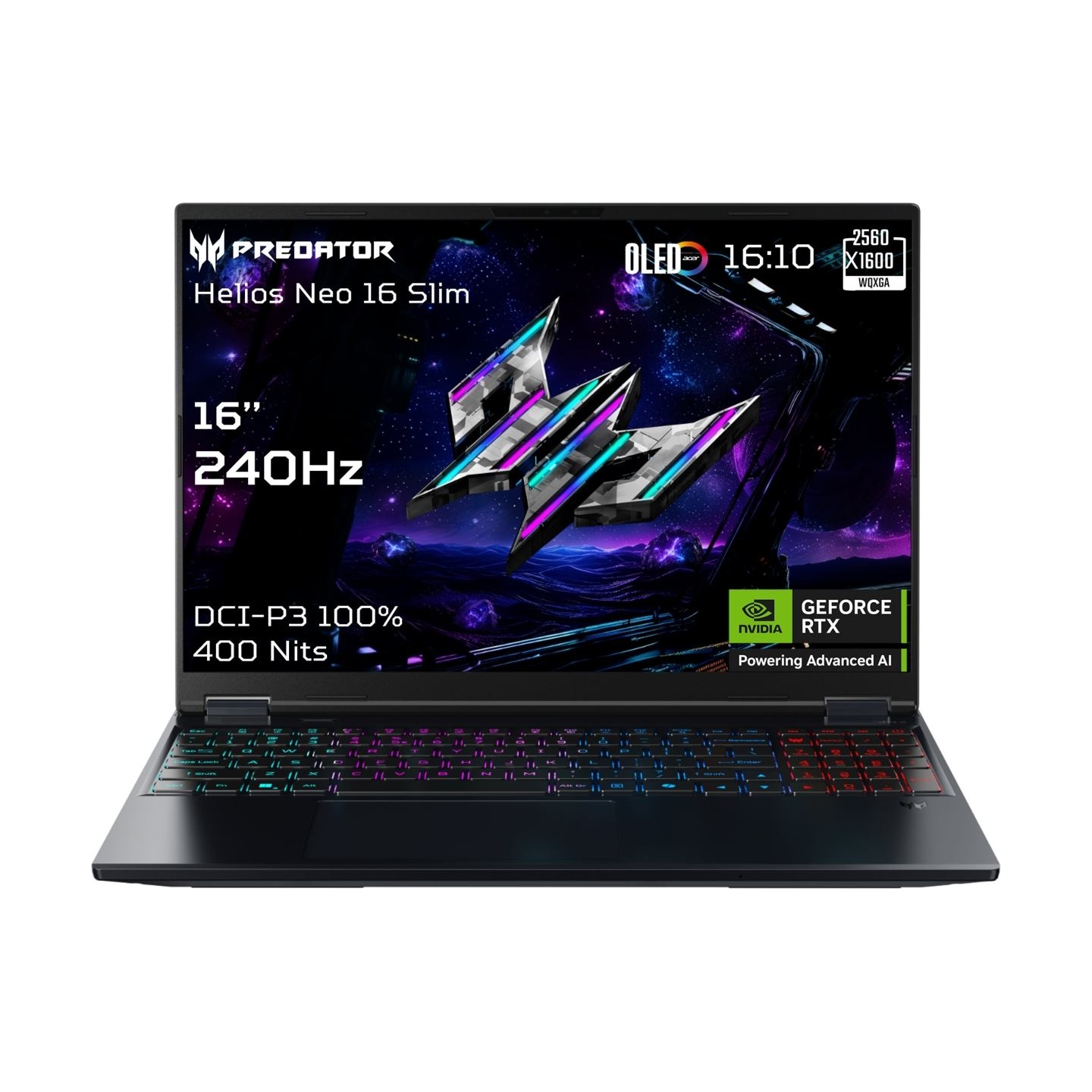 Acer | Predator Helios Neo 16S AI PHN16S-71-96S5 | Black | 16 " | OLED | WQXGA | 240 Hz | Intel Core Ultra 9 | 275HX | 32 GB | D