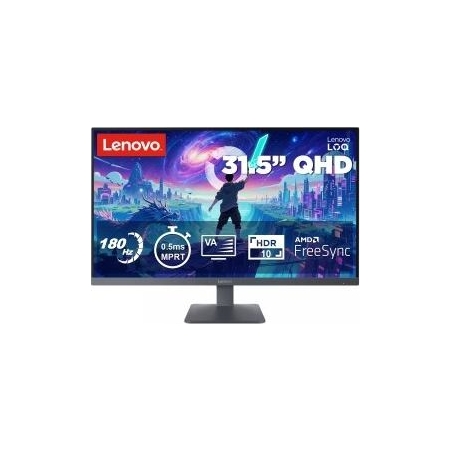 Lenovo LEGION LOQ 32Q-10 31.5" QHD WLED (2560X1440) VA/180HZ/300NITS/0.5MS/2X HDMI 2.1/DP 1.4 (3YEAR WARRANTY)