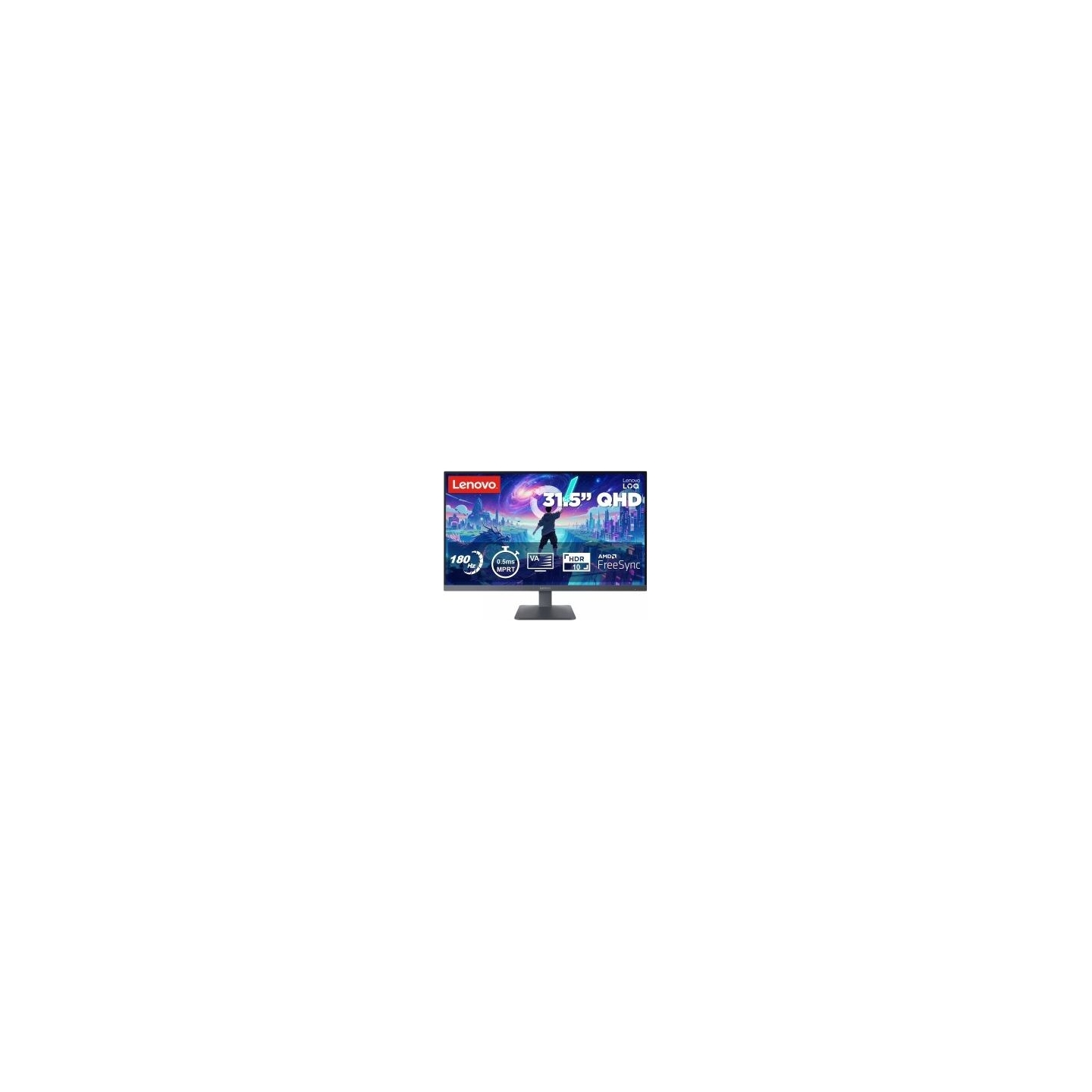 Lenovo LEGION LOQ 32Q-10 31.5" QHD WLED (2560X1440) VA/180HZ/300NITS/0.5MS/2X HDMI 2.1/DP 1.4 (3YEAR WARRANTY)
