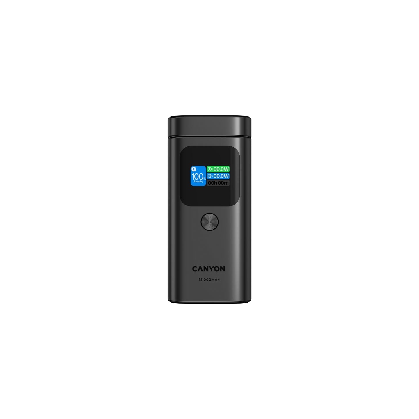 Canyon Qi2 magnetic power bank OnPower 150 15000mAh Aluminium Dark grey