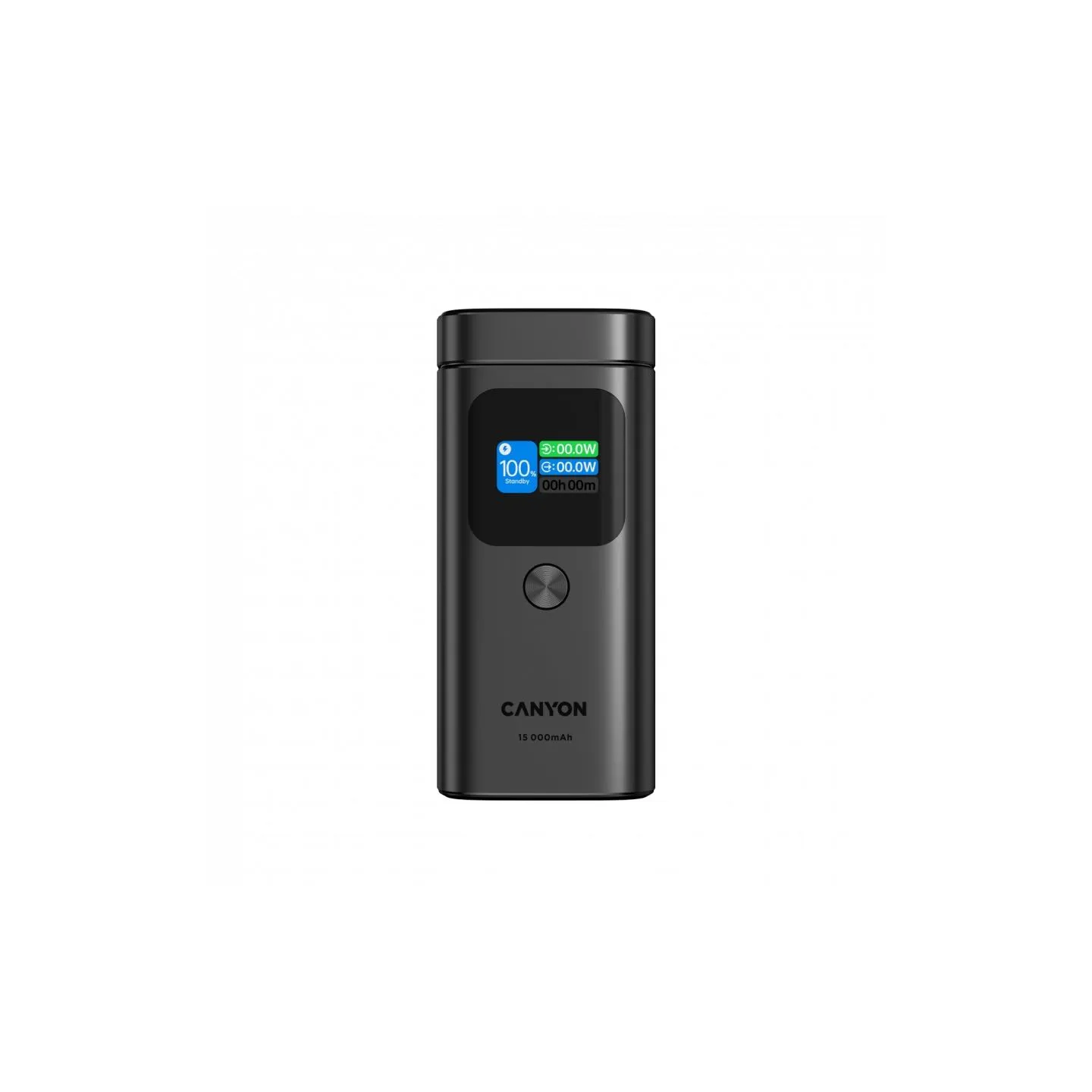 Canyon Qi2 magnetic power bank OnPower 150 15000mAh Aluminium Dark grey