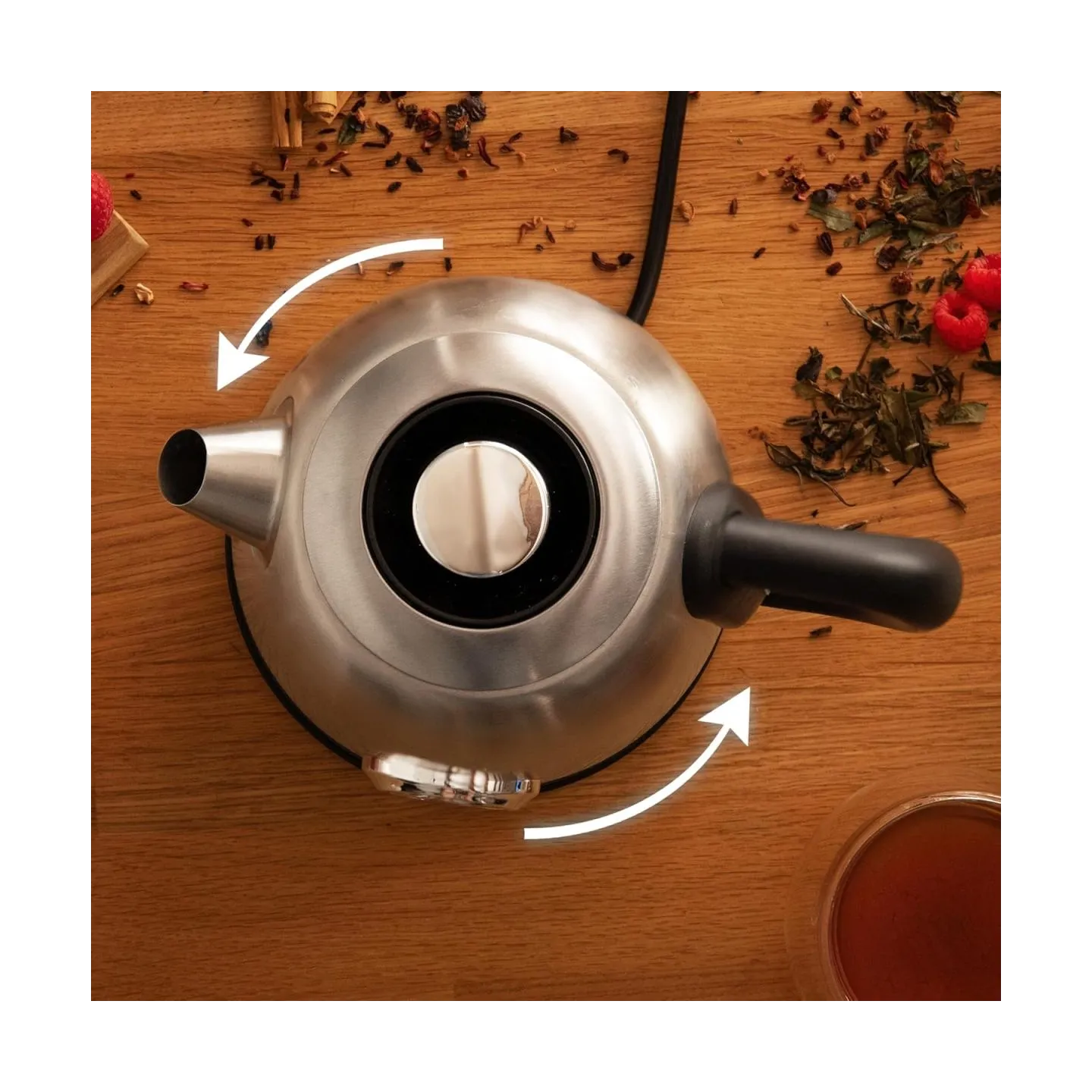 Cecotec Kettle | Thermosense 620 Vintage | Electric | 2200 W | 1.7 L | Stainless steel | 360° rotational base | Stainless steel