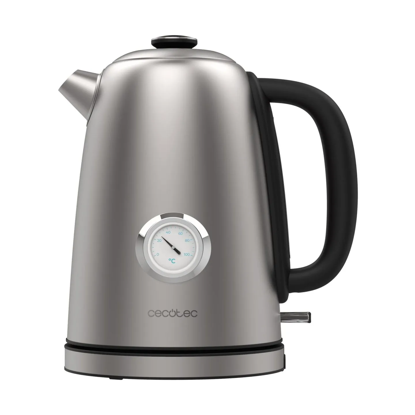 Cecotec Kettle | Thermosense 620 Vintage | Electric | 2200 W | 1.7 L | Stainless steel | 360° rotational base | Stainless steel