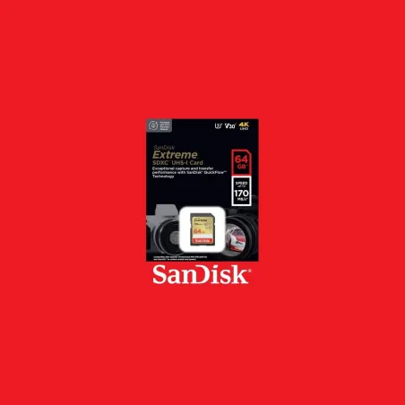 Sandisk MEMORY SDXC 64GB UHS-1/SDSDXV2-064G-GNCIN SANDISK