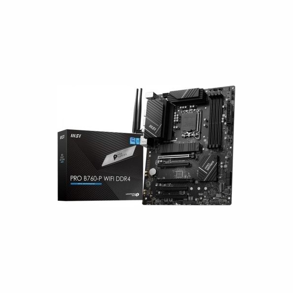 MSI Motherboard PRO B760-P WIFI DDR4 s1700 4DDR4 DP/HDMI ATX