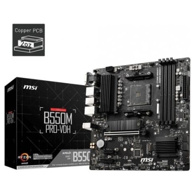 MSI B550M PRO-VDH AM4 4DDR4 HDMI/DP/VGA mATX